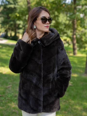 Куртка Лада 70 — Капюшон, Темно-коричневый