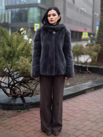 Куртка Марлен 70 — Капюшон, Тёмный кот